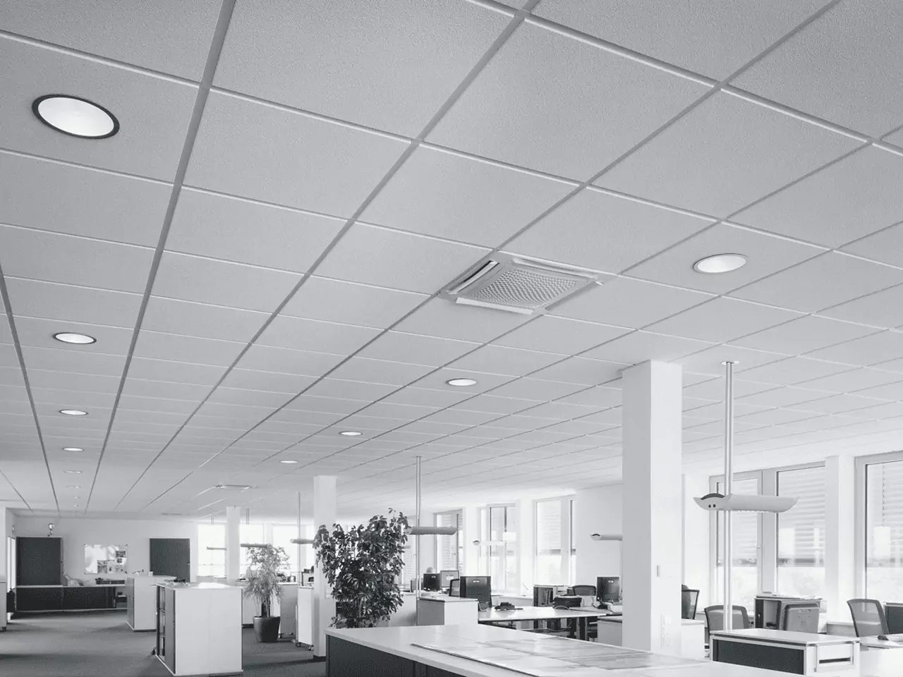 False Ceiling Grid Works